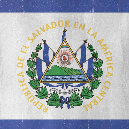 El Salvador Flag Distressed iPhone XR Skin